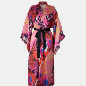 pembe Çiçek desenli renkli kadın kimono | 888balance